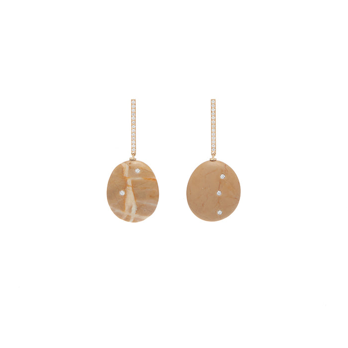Signature Earrings - Tan